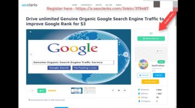 Drive unlimited Genuine Organic Google Search Engine Traffic to improve Google R
