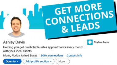 How To Best Optimize LinkedIn Profile To Get Leads & Better Connection Acceptance Rates 4 How To Best Optimize LinkedIn Profile To Get Leads & Better Connection Acceptance Rates