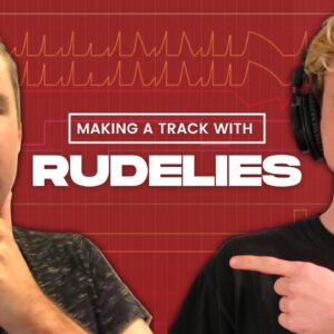 Making a RudeLies Track WITH RUDELIES // Mastering, Leads, Vocals, Percussion + More