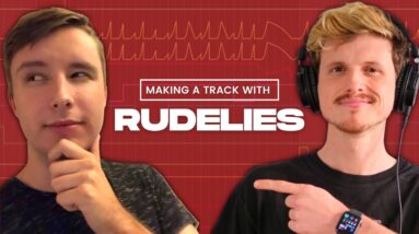 Making a RudeLies Track WITH RUDELIES // Mastering, Leads, Vocals, Percussion + More