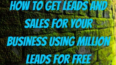 How To Get Leads And Sales For Your Business Using Million Leads For Free